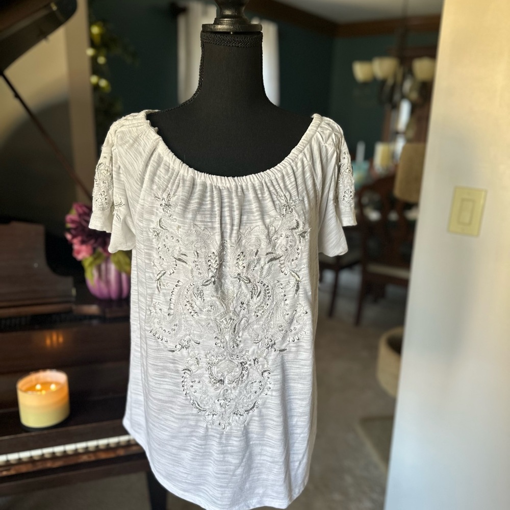 INC embellished top.